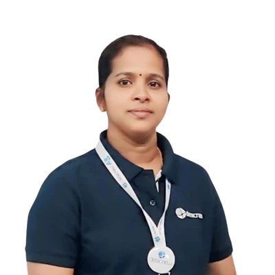Indrani C, Associate Manager at DesiCrew